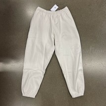 NWT Nike Solo Swoosh CW5460-030 Men Fleece Pants Loose Fit Phantom White Size L - £46.94 GBP