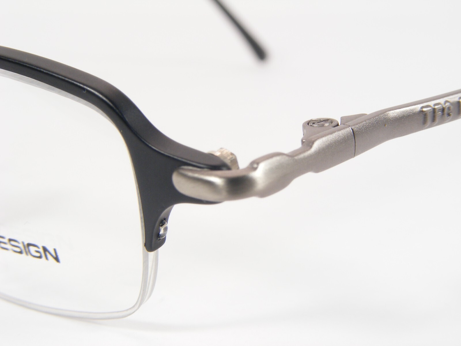 TFC Par AVM Modèle 401 01 Noir Mat / Argent Gris Unique Rare Lunettes 45-21-140 Item image 4
