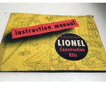 LIONEL POST-WAR TRAINS 1948 CONSTRUCTION KIT CATALOG WITH CHART- GOOD-H26 - $23.70