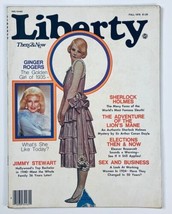 VTG Liberty Magazine Fall 1976 Vol 2 #3 Ginger Rogers The Golden Girl No Label - £11.13 GBP