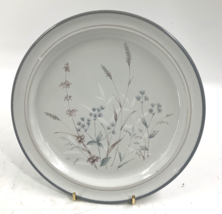 Noritake Woodstock Stoneware 8354 Set of 2 Salad Plates Floral Gray Taupe EUC - £8.69 GBP