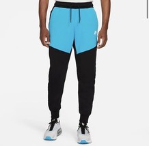 Nike Tech Fleece Joggers Black Blue Fury White CU4495-015 Men&#39;s Size XXL - £70.73 GBP
