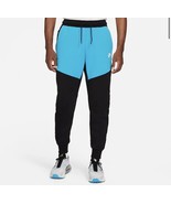 Nike Tech Fleece Joggers Black Blue Fury White CU4495-015 Men&#39;s Size XXL - £70.75 GBP