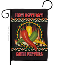 Chili Peppers Garden Flag Vegetable 13 X18.5 Double-Sided House Banner - £15.66 GBP