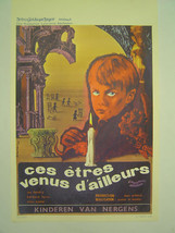 Belgian Movie Poster: Ces Etres Venus d&#39;Ailleurs CHILDREN OF THE DAMNED ... - $67.50