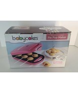 New pink BABYCAKES non stick PIE POP MAKER w/ Accessories - £18.03 GBP