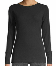 Calvin Klein Womens Performance Knit Stripe Pullover Top, Slate Heather,X-Large - £31.87 GBP