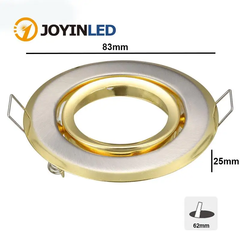 Free shipping 65mm cut out GU10 MR16 LED Fixture trims  downlight fitting for ho - £126.59 GBP