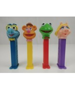 Lot of 4 Vintage Muppet Pez Dispensers Mss Piggy, Kermit, Gonzo, &amp; Fozzy... - £9.26 GBP