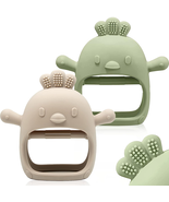 2 Packs Baby Teething Toy for 0-6 6-12 Months, Food Grade Silicone Teeth... - $14.54