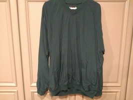 &quot;Foursome&quot; Long Sleeved Dark Green L/G Pullover Shirt - £7.79 GBP