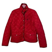 Ralph Lauren Polo Red Quilted Cropped Barn Jacket Womens Size Extra Larg... - $99.00