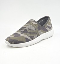 Aqua College Women Slip On Sneakers Kady Size US 9.5M Green Grey Camo - £11.66 GBP