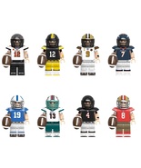 8pcs Football Season Football Players Tom Brady Terry Drew Minifigures Minifigs - $19.99