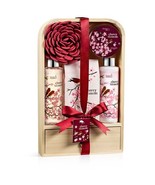 Elegant Modern Cherry Blossom Bath and Body Gift Set - 6pc Home Spa Set ... - $39.99
