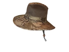 Vintage Men&#39;s JHats Camo Vented Boonie Hat Sz Small - £22.25 GBP
