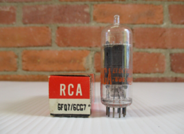 RCA 6FQ7 6CG7 Vacuum Tubes Clear Top TV-7 Tested NOS - $17.50