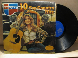 Car Quest Presents 10 Top Country Hits Promo CQ-100 Collector&#39;s Edition LP - £14.15 GBP