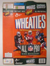 Empty WHEATIES Box 1996 12oz ALL PRO RECEIVERS Brown Rice Reed [Z202c4] - $5.58