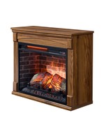 28 Inch TV Stand &amp; Media Center with Electric Fireplace - $369.07 CAD