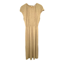 WAYF Cap Sleeve Knit Dress Womens size Small Maxi Dress Pullover Khaki B... - $26.99