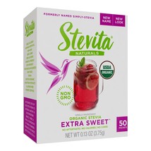 Stevita Naturals Extra Sweet Organic 50ct - $6.76