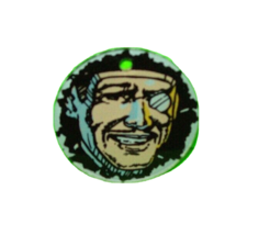 Pinball Magic Promo Plastic Keychain Original Vintage Game Monocle Man 1... - $10.52