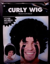 Curly Afro Style Wig Fits Kids &amp; Adults, new in package, by Amscan - £13.29 GBP