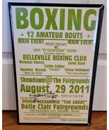 Belle-Clair Belleville IL Devon Alexander Boxing Poster 8/29/2011 Signed... - £78.65 GBP