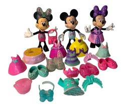 Disney Mattel Minnie Mouse &amp; Daisy Bow-tique Snap N Pose set #5 - £14.78 GBP