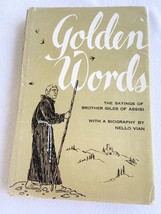 GOLDEN WORDS by Nello Vian - 1966 - Brother Giles of Assissi - Catholic - £66.17 GBP