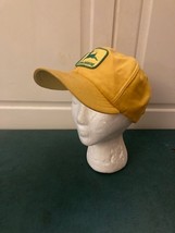 Vtg John Deere Hat Louisville KY Mfg USA Yellow Patch Trucker Snapback Cap - $24.50