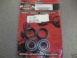 Pivot Works Front Wheel Bearing + Seals Kit For 2005-2023 Suzuki RMZ 450... - $31.95