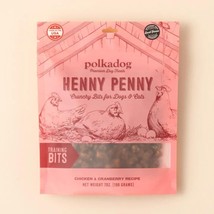 Polka Dog Bakery Dog Henny Penny Bits 7Oz Pouch - £13.33 GBP