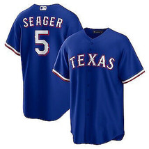 Corey Seager #5 Texas Rangers Royal Cool Base Stitched Jersey - $46.53+