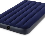 Intex Twin Size Classic Downy Inflatable Airbed Mattress Blue 68757E 8.7... - $26.73