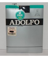 Adolfo Regular Sheer Pantyhose Reinforced Toe Size B Navy Style 6307 - $9.85