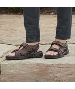 The Gentleman&#39;s Blister Preventing Comfort Sandals Brown 10 - $77.89 CAD