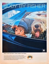 BODY BY FISHER-General Motors-GM-Kids-Dog-Insulation 1972 Print Ad!! - $237.63 MXN