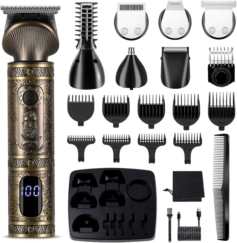 The Seven-In-One Scttomon Beard Trimmer Kit Is A Professional Hair Clipp... - $42.97
