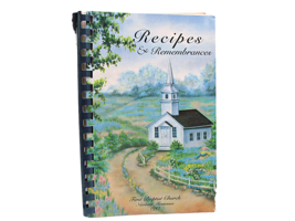 Recipes Remembrances Cookbook Spiral Bound Tennessee Church Recipe Collection - £13.14 GBP
