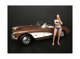 December Bikini Calendar Girl Figurine for 1/18 Scale Models by American Diorama - £15.83 GBP