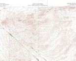 Ubehebe Crater Quadrangle California-Nevada 1957 Topo Map Vintage USGS 1... - $16.89