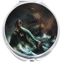 Mermaid Pirate Ship Compact with Mirrors - Perfect for your Pocket or Purse - £9.45 GBP