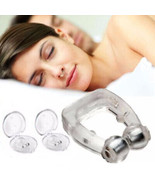 Silicone Magnetic Anti Snore Clip Apnea Sleeping Aid Device Nose Clip 6 Pcs - £6.92 GBP