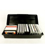Lot of 16 Cassette Tapes, Storage Case, Classical, Hawaiian, Patriotic, ... - $33.44 CAD