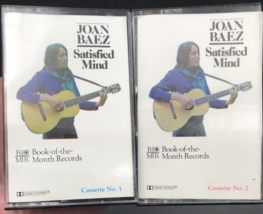 Joan Baez Cassette Tapes - Satisfied Mind #1 &amp; #2 Stereo 70-5722 -- - £14.87 GBP