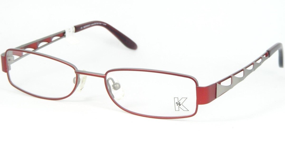 Brillenmann K16 K1206 632 Bourgogne / Gris Lunettes 48-16-135mm Allemagne - $49.36