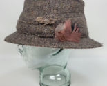 Hanna Hats Mens Tweed Bucket Walking Hat Donegal Ireland XXL - $59.40