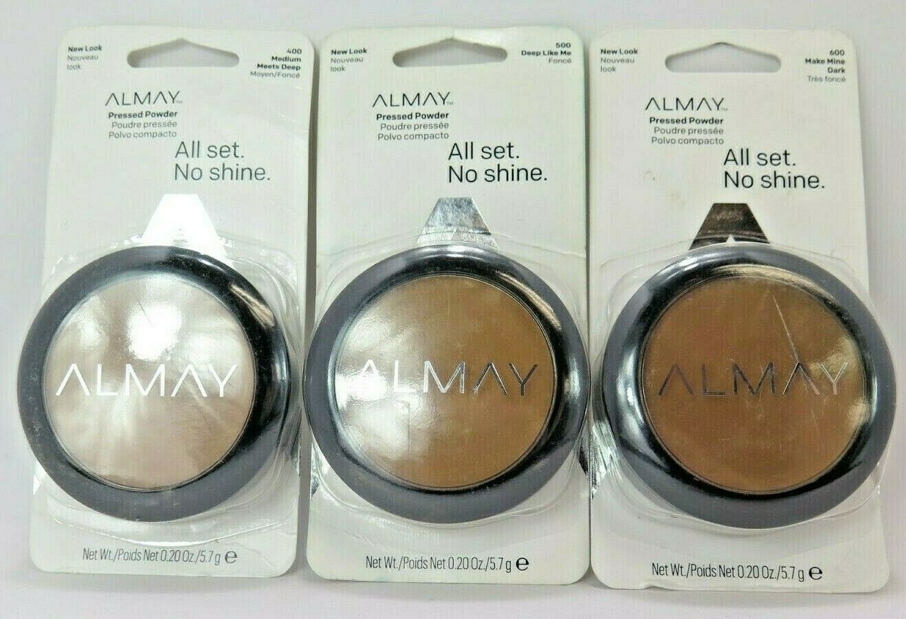 Almay Pressed Powder All Set No Shine*Choose your shade*Twin Pack*Cracked Case* - $11.29